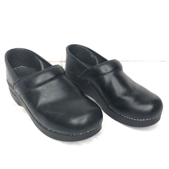 Dansko Professional Clog Slip On Black Matte 38 - Picture 1 of 16